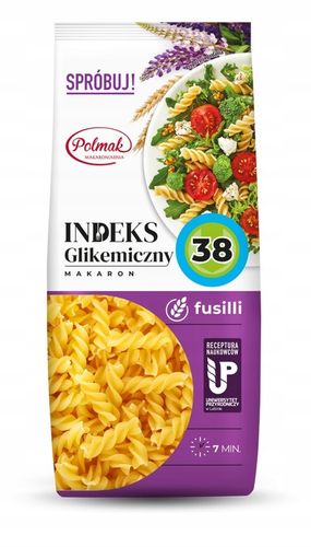 MAKARONY PENNE SPAGHETTI ŚWIDERKI NITKI 250g POLMAK NISKI IG na Arena.pl