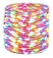 lampki na druciku 100 led  - multicolor  | 1699