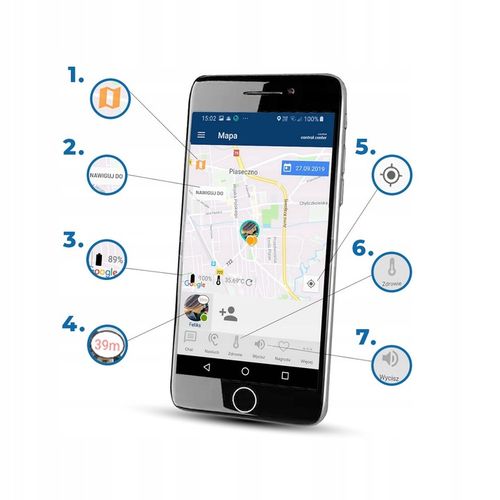 Lokalizator GPS dla kota CALMEAN + obroża S/M na Arena.pl