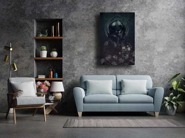 Gwiezdne Wojny Star Wars Skull Pilot - obraz na płótnie 30x40 cm zdjęcie 2