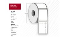 Capture Label 102 x 38mm, Core 25mm,