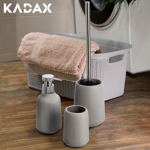 KUBEK ŁAZIENKOWY NA SZCZOTECZKI PASTĘ SZARY na Arena.pl