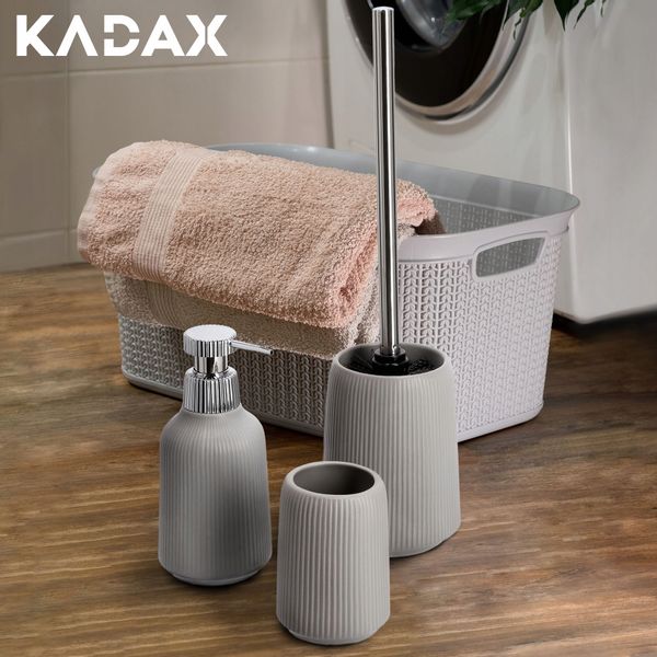 KUBEK ŁAZIENKOWY NA SZCZOTECZKI PASTĘ SZARY zdjęcie 6