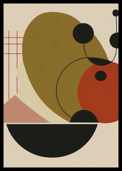 Plakat 70x100cm Geometryczny Balans zdjęcie 2