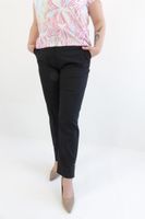 Czarne Eleganckie Długie Spodnie Damskie 44