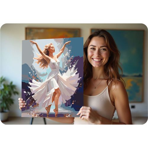Obraz do malowania po numerach 40x50 cm Massido Tańcząca Kobieta na Arena.pl