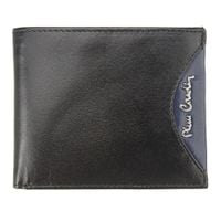 Portfel męski skórzany PIERRE CARDIN TILAK29 8824 RFID Czarny / Niebieski
