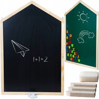 Tablica Magnetyczna Kredowa Dwustronna Duża Domek