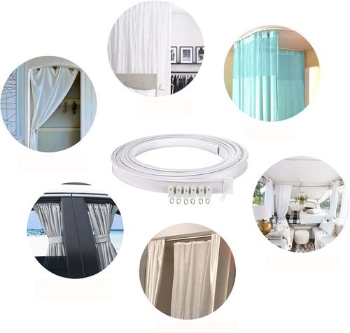 ELASTYCZNA SZYNA DO ZASŁON SUFITOWYCH ZAKRZYWIONY DRĄŻEK DO ZASŁON KARNISZ na Arena.pl