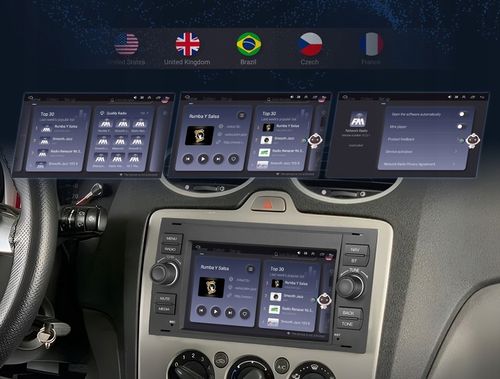 RADIO SAMOCHODOWE ANDROID FORD KUGA S-MAX C-MAX CARPLAY USB RDS GPS WIFI BT na Arena.pl