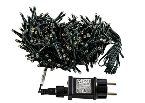 LAMPKI 100 LED KOLOR ZIMNY BIAŁY ZEWNĘTRZNE IP44 zdjęcie 1