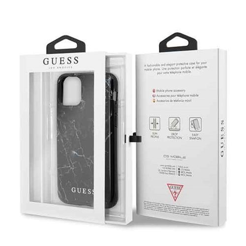 Guess Marble - Etui iPhone 11 (czarny) na Arena.pl