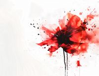 Plakat 65x50cm Płynna Akwarela