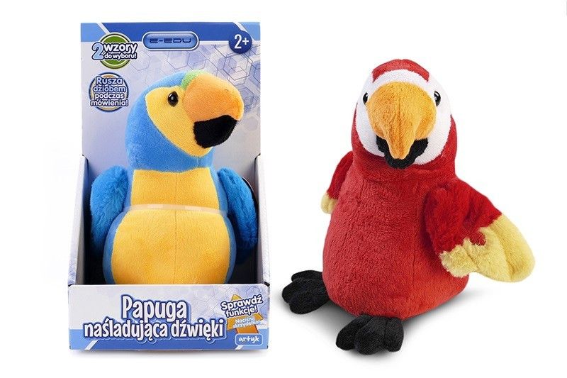 Maskotka Papuga nasladujaca dzwieki E-Edu zdjęcie 1