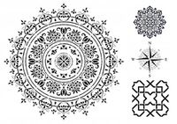 Szablon malarski Tynkarski do tynków 42 cm Beton architektoniczny Tynk