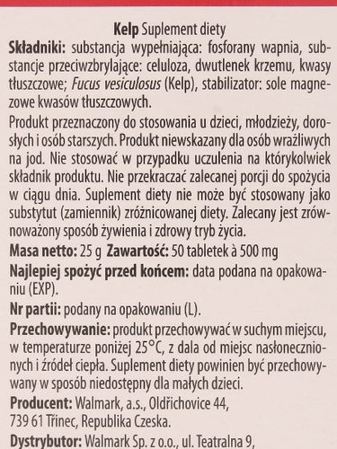 Kelp - Walmark - 50tabl na Arena.pl