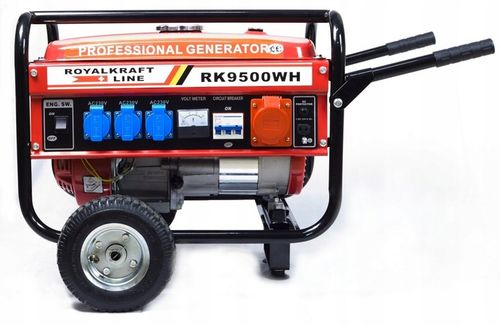 AGREGAT PRĄDOTWÓRCZY GENERATOR 6.5KM 380V/230V/12V RK9500WH na Arena.pl