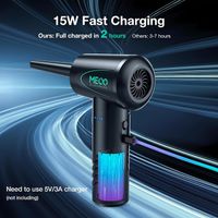 MECO bezprzewodowy odpylacz powietrza odkurzacz 3-Gang 100000 U/min Typ-C