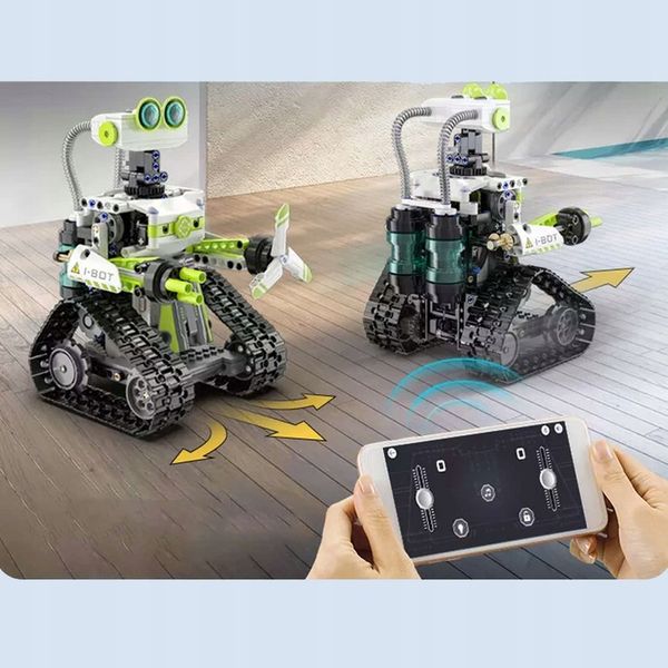 CADA KLOCKI TECHNIC ROBOT PROGRAMOWANY BOT 434EL. STEROWANY Z LED zdjęcie 2