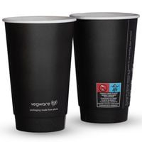 kubki papierowe 2w black series 450 ml 25 szt.