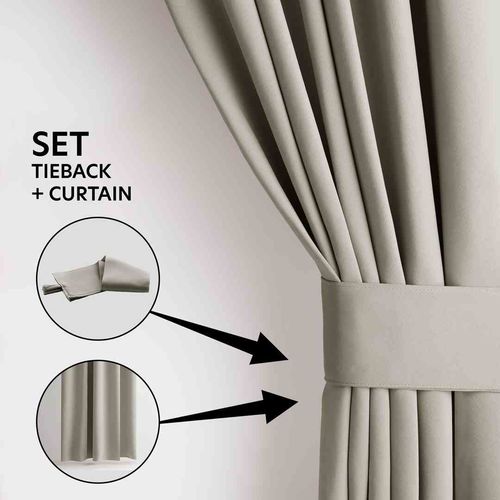 CURT/AH/BLACKOUT/PLEAT/L.BEIGE/140X245/1PC na Arena.pl