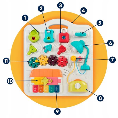 STOLIK EDUKACYJNY INTERAKTYWNY DLA DZIECI 5w1 TABLICA PANEL MUZYCZNY MUZYKA na Arena.pl