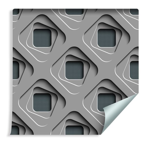 Tapeta Abstrakcyjny Wzór Geometryczny 3D zdjęcie 1