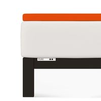 Prześcieradło Topper Schlafgut 180 x 200cm-200 x 220cm Red Mid 269