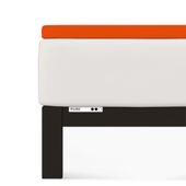 Prześcieradło Topper Schlafgut 90 x 190cm -100 x 220cm Red Mid 269
