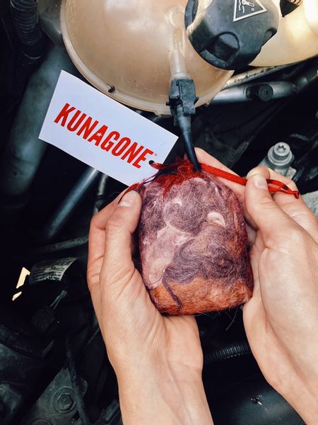 NATURALNY ODSTRASZACZ NA KUNY DO SAMOCHODU KUNAGONE PRZECIWKO KUNOM 4x1-PAK zdjęcie 3