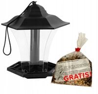 KARMNIK DLA PTAKÓW WISZĄCY NA KARMĘ ZIARNO 1,1L