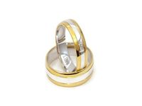 Złote Obrączki Ślubne 585 model SU11 DUŻY WYBÓR