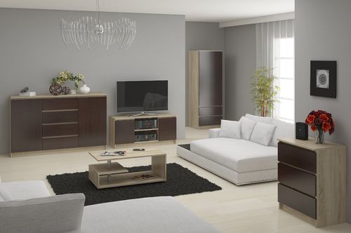 KOMODA K140 3D 3SZ CLP PK SONOMA / WENGE na Arena.pl