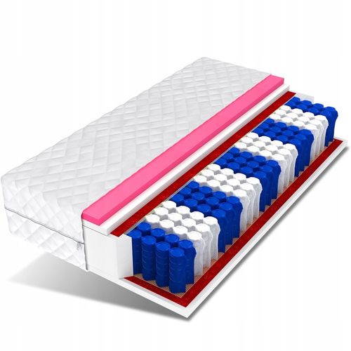 Materac 180x80 visco memory pocket 7 stref SOLARIS na Arena.pl