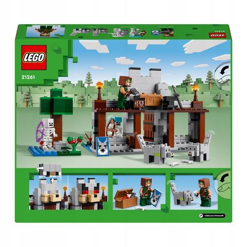 LEGO Minecraft 21261 Wilcza Twierdza Zamek Treser Wilków 2x Szkielet 2xWilk na Arena.pl