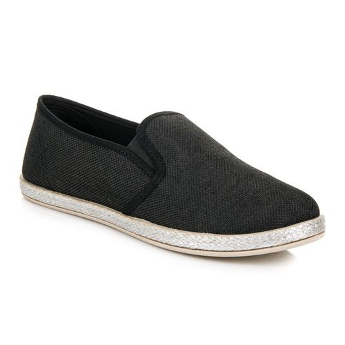 Czarne espadryle slip on r.36 na Arena.pl