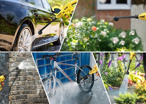 MYJKA CIŚNIENIOWA AKUMULATOROWA BEZPRZEWODOWA 4Ah 21V 400W ZESTAW XXL IMOUM na Arena.pl