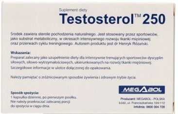 Mocny Preparat Testosterol Masa Siła libido Testosteron sterole na Arena.pl