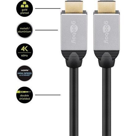 Goobay 75844 HighSpeed HDMI connection cable with Ethernet, 3 m na Arena.pl