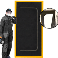 DRZWI PRZECIWPYŁOWE KURTYNA REMONT BUDOWLANE ZAMEK OSŁONA MATERIAŁOWE