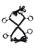 wiązanie do łóżka scandal over the bed cross calexotics czarny 183 cm