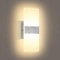 LAMPA KINKIET ŚCIENNA LED 12W CIEPŁE ŚWIATŁO KORYTARZ KINKIET OSZCZĘDNOŚĆ