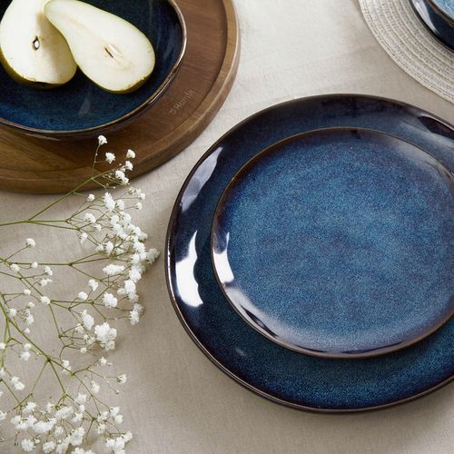 Talerz CASPER obiadowy granatowy 27 cm HOMLA na Arena.pl