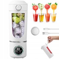 2X PRZENOŚNY BLENDER BEZPRZEWODOWY USB 700ML – IDEALNY NA PODRÓŻE I SMOOTHI