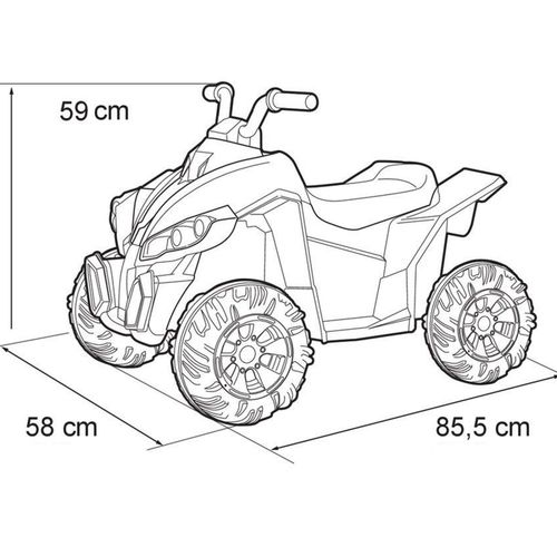 Feber Quad Wagon na akumulator 12V na Arena.pl