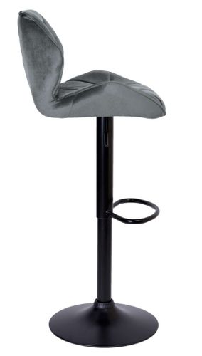 Hoker barowy Grappo grafitowy Velvet na Arena.pl