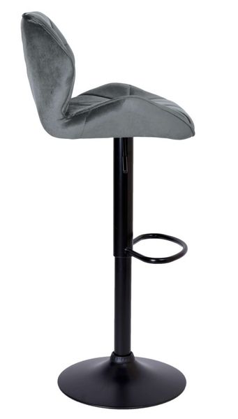 Hoker barowy Grappo grafitowy Velvet zdjęcie 5