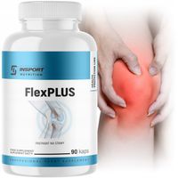 FLEX PLUS 90 kap KOLAGEN MSM GLUKOZAMINA CHONDROITYNA STAWY KOŚCI | INSPORT