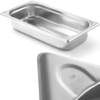 pojemnik gn 1/3 stalowy kitchen line wys. 65 mm - hendi 806425