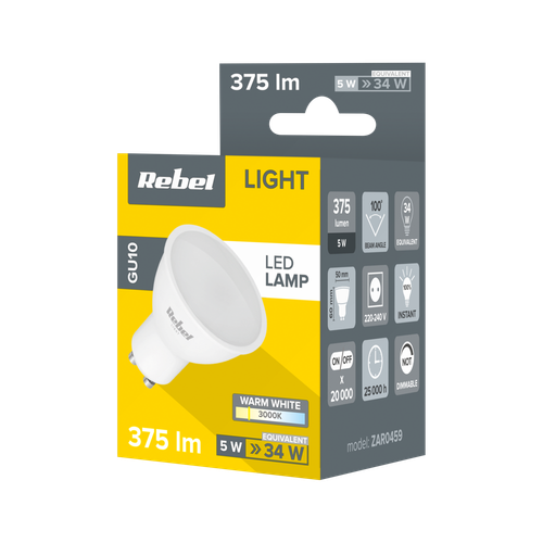 Lampa LED Vipow 5W, GU10 na Arena.pl